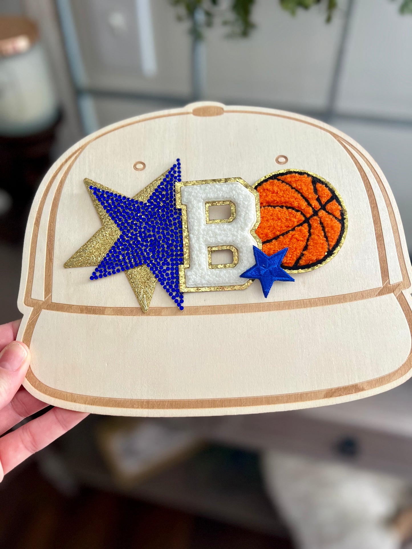 Team Initial Patch Hat 2