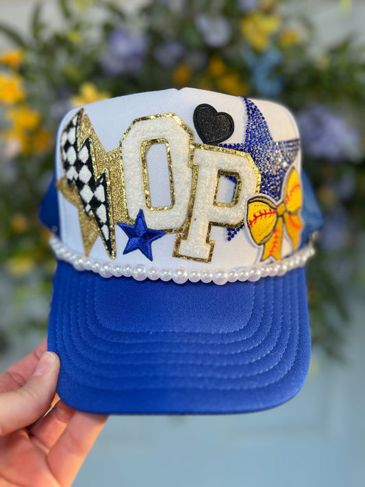 Softball Bow, Team Initials