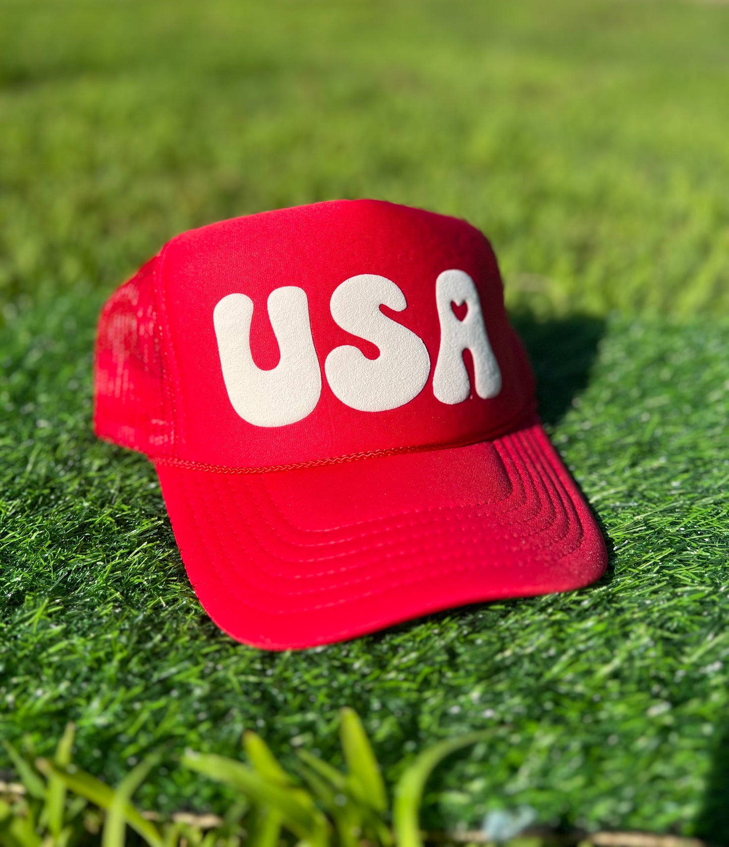 USA Puff Lettering