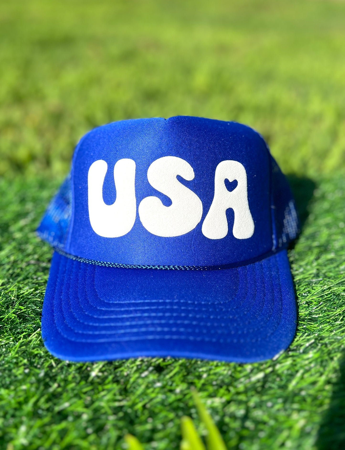 USA Puff Lettering